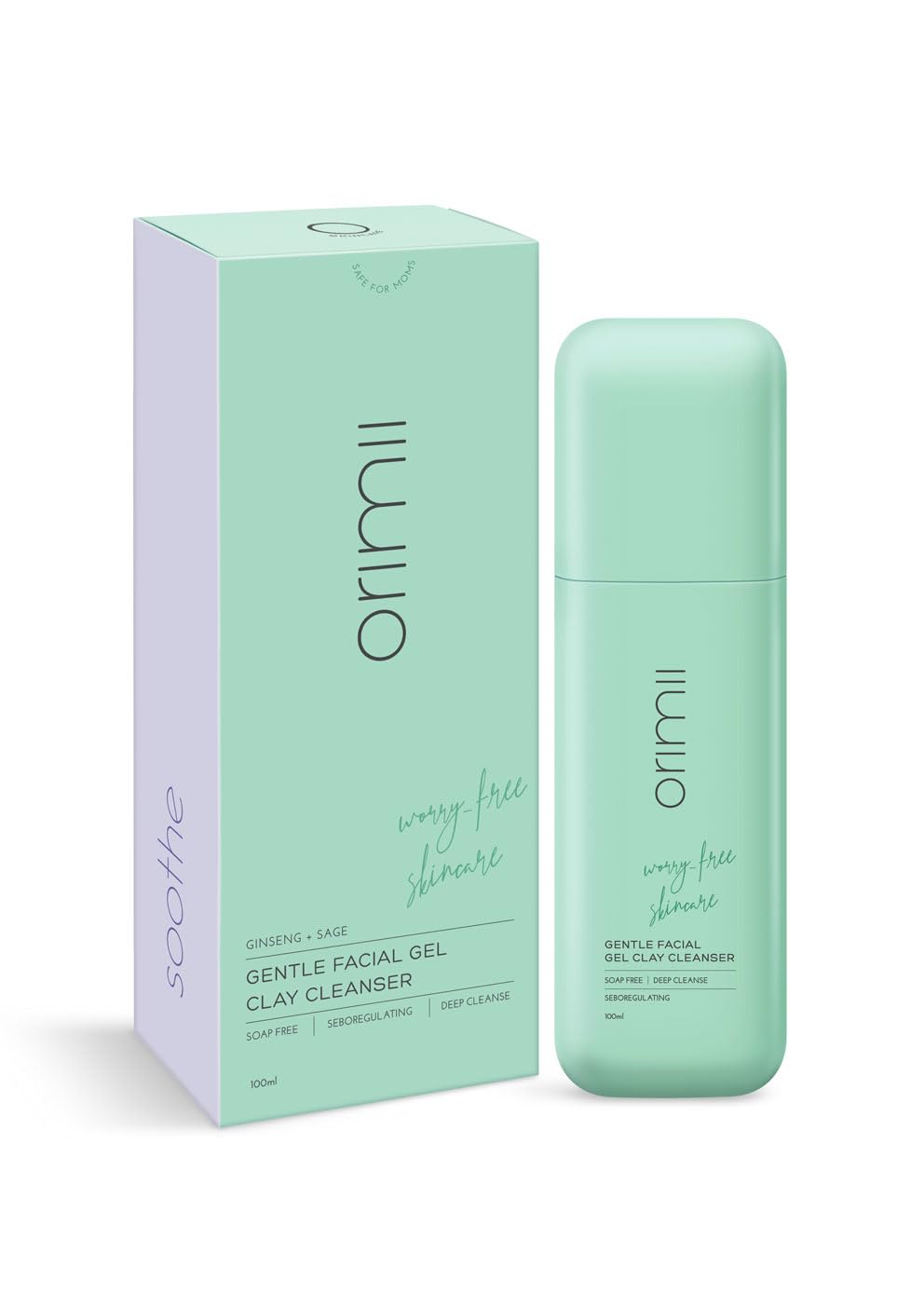 Orimii Soap Free Gentle Cleansing Face Wash for Oil & Acne Control - Pregnancy Safe