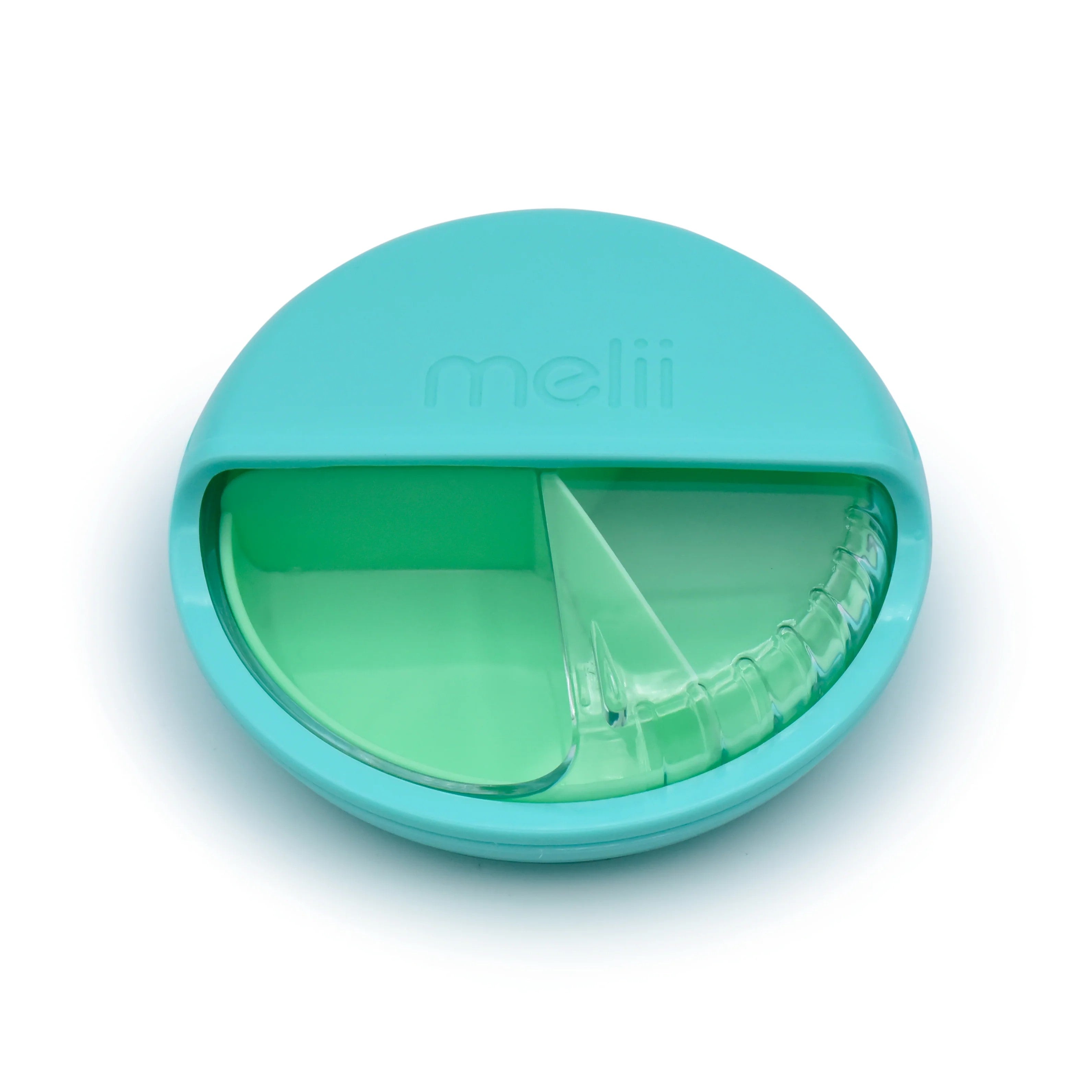 Melii Spin Snack Container- Blue/Mint