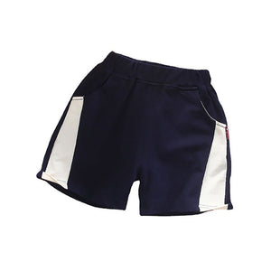1891 Blue Sporty 2 Pcs Shorts Set For Toddlers And Kids - 2 - 3 Years Kids Clothing