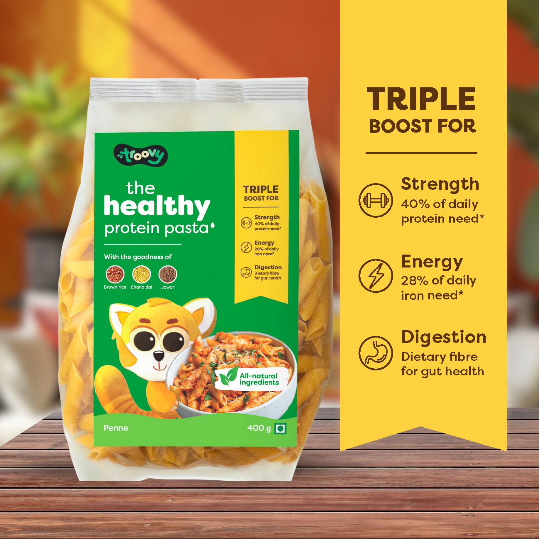 Troovy The Healthy Protein Penne Pasta (Pack of 2)