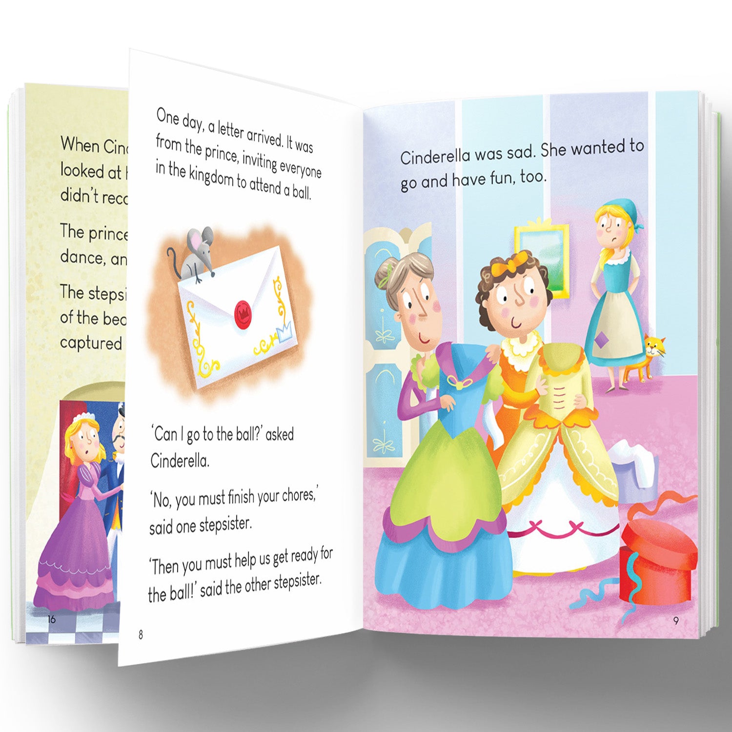 Parragon Publishing Little Readers - Cinderella | Fairy tales for kids | Storybooks | Princess Stories for girls