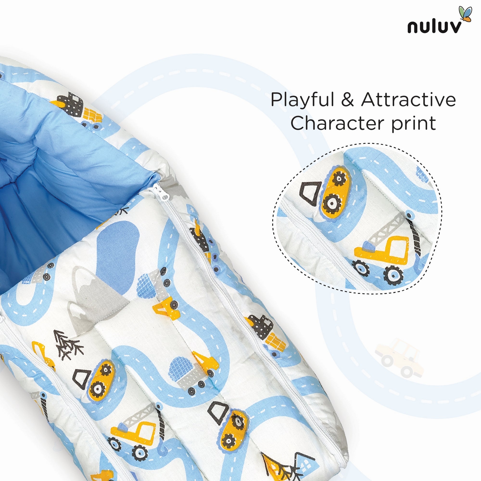 Nuluv Cotton Carry Nest - Transport Birth+ to 6M