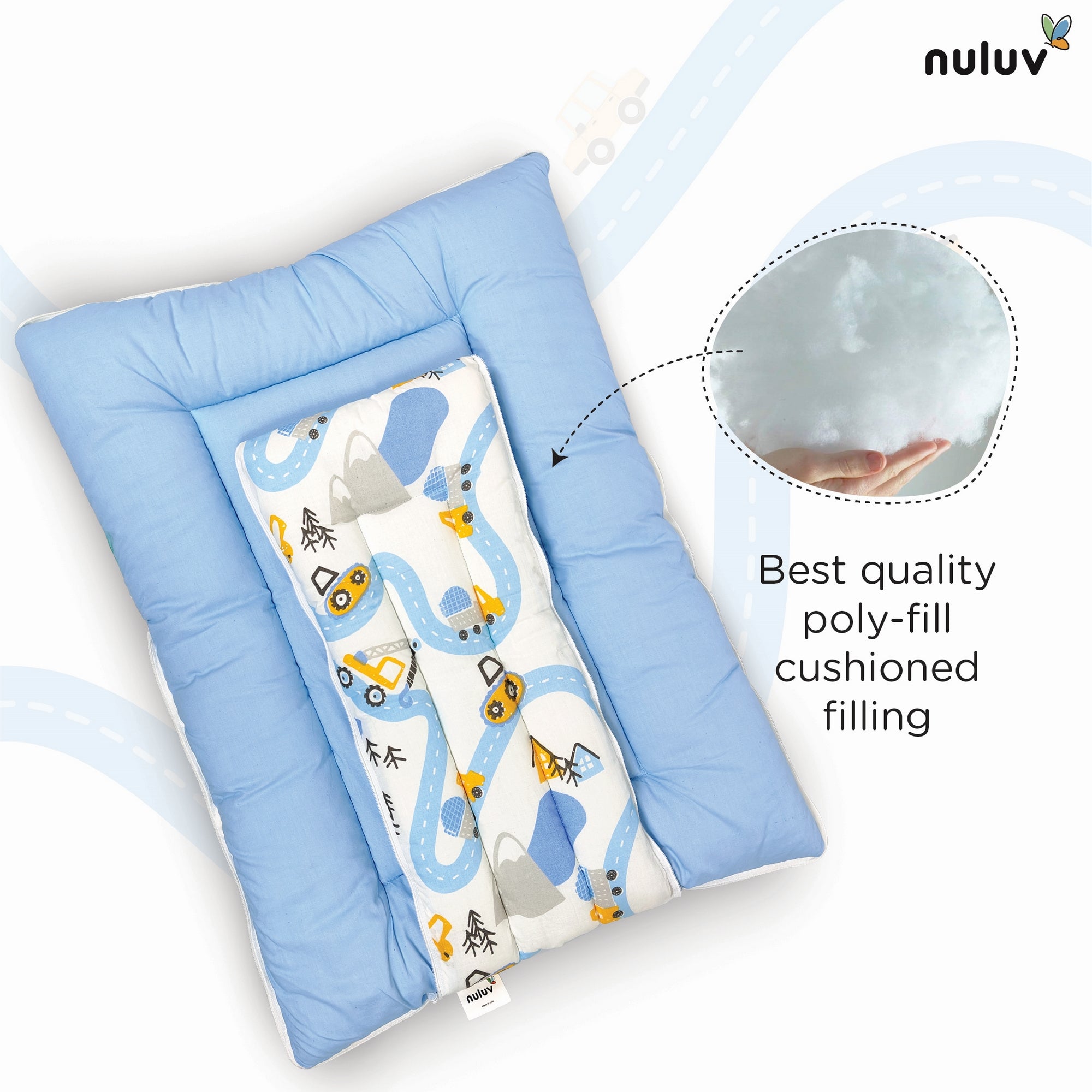 Nuluv Cotton Carry Nest - Transport Birth+ to 6M