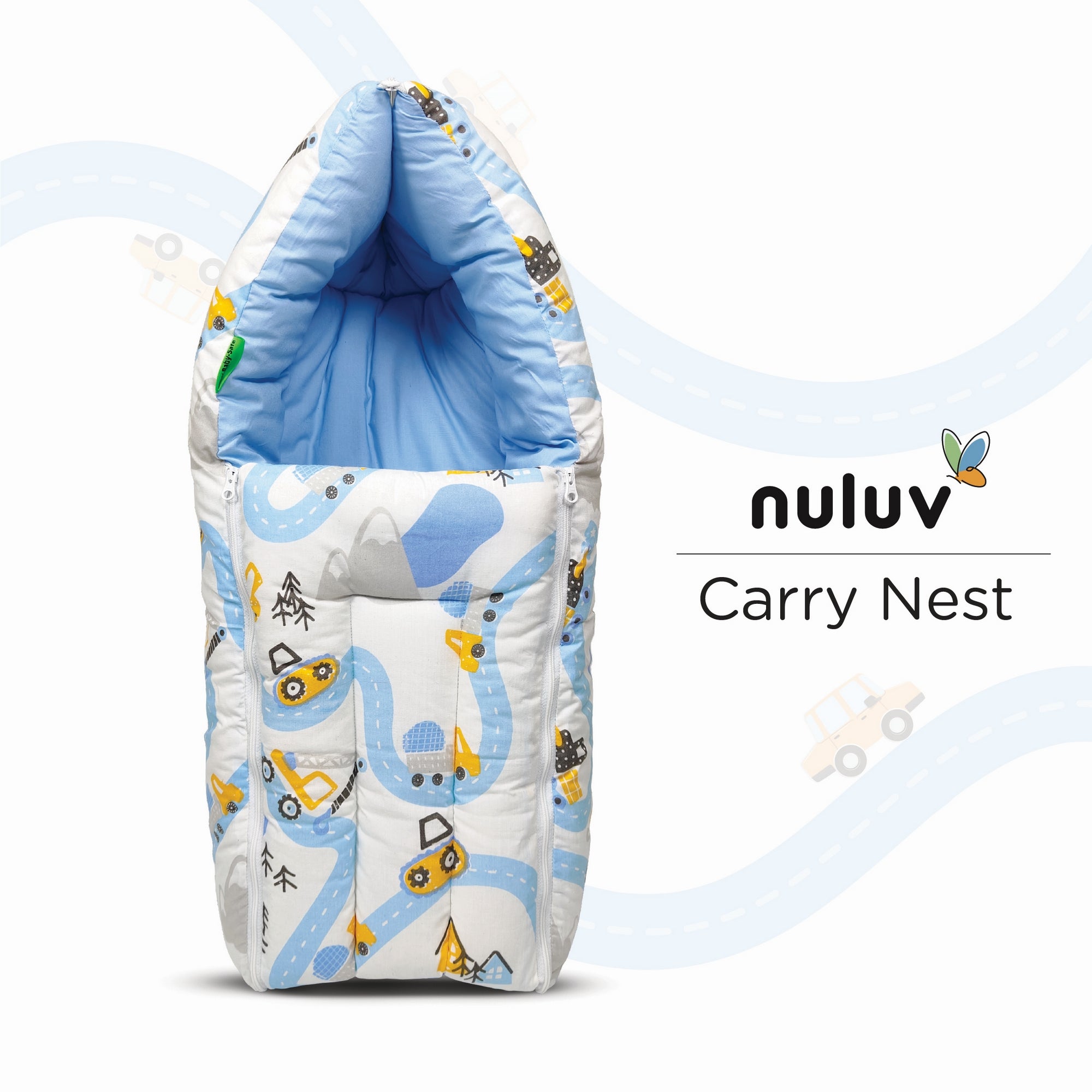 Nuluv Cotton Carry Nest - Transport Birth+ to 6M