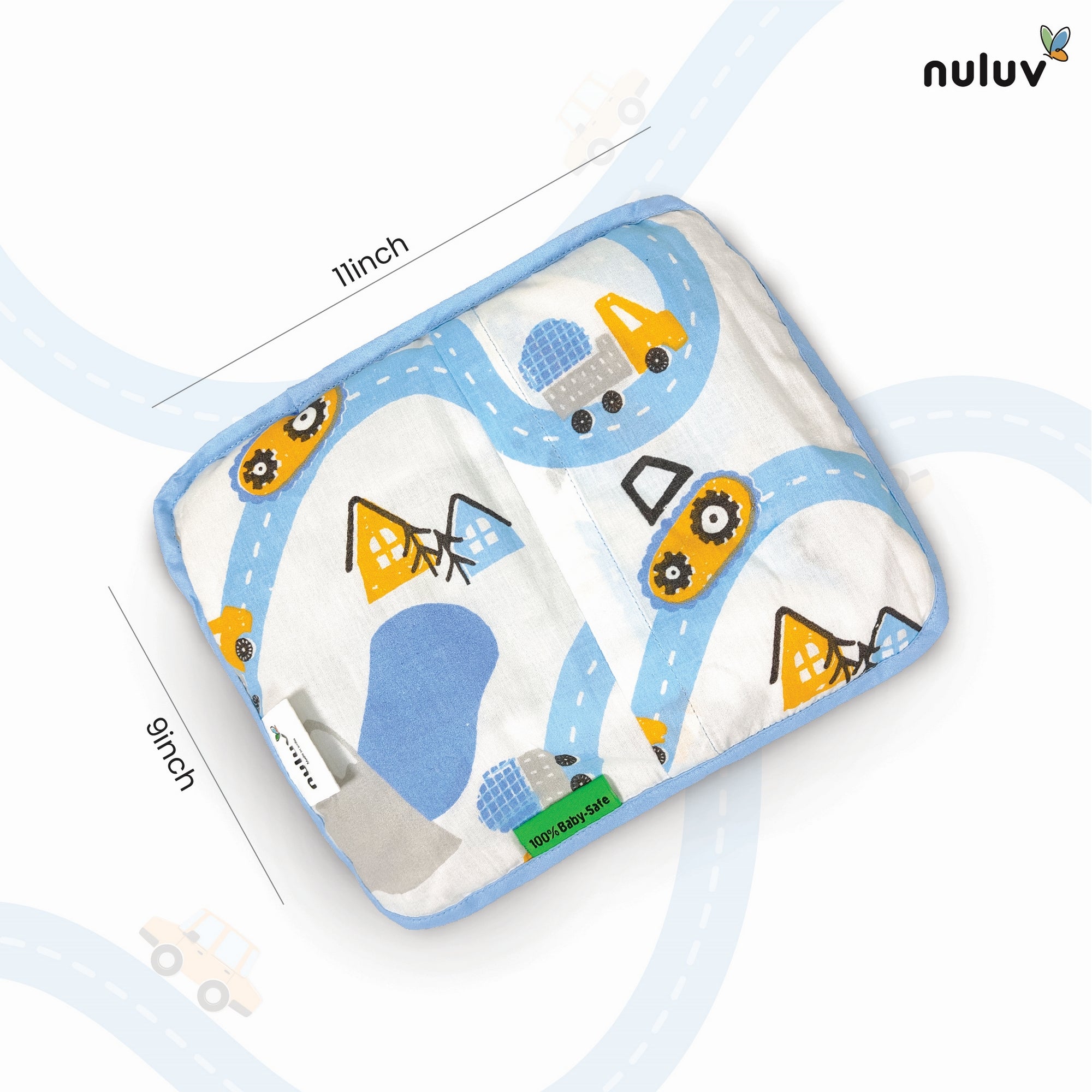 Nuluv Cotton Rai Pillow - Transport Birth+ to 6M