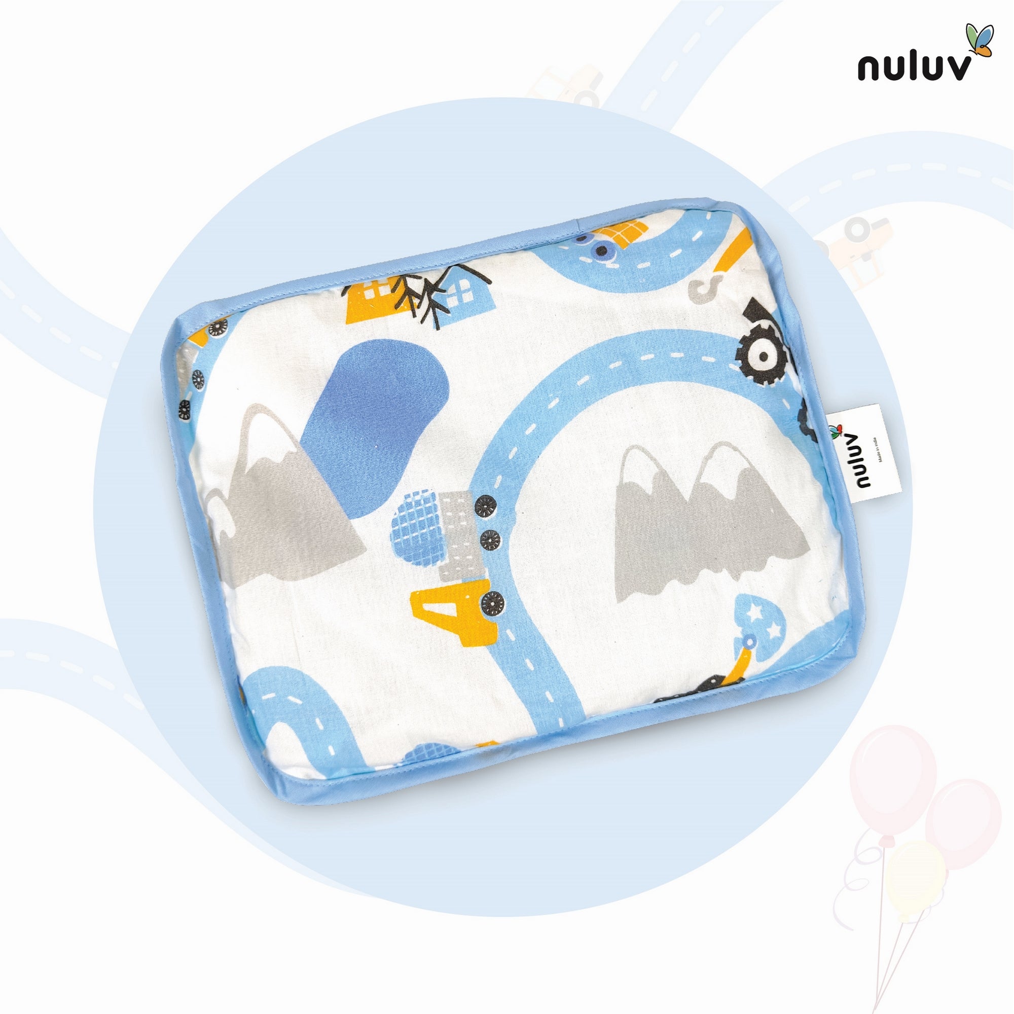 Nuluv Cotton Rai Pillow - Transport Birth+ to 6M