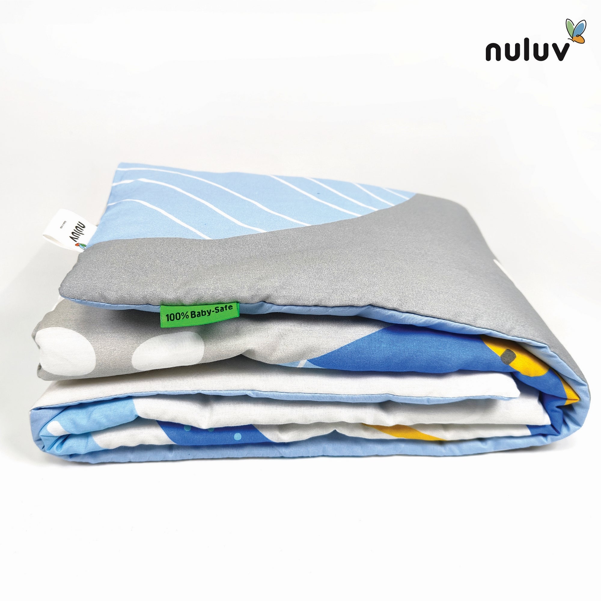 Nuluv Cotton Baby Quilt - Transport  Birth+ to 6M