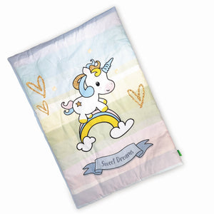Nuluv - Baby Quilt - Nuluv Cotton Baby Quilt - Unicorn Birth+ to 6M - NLBQ002