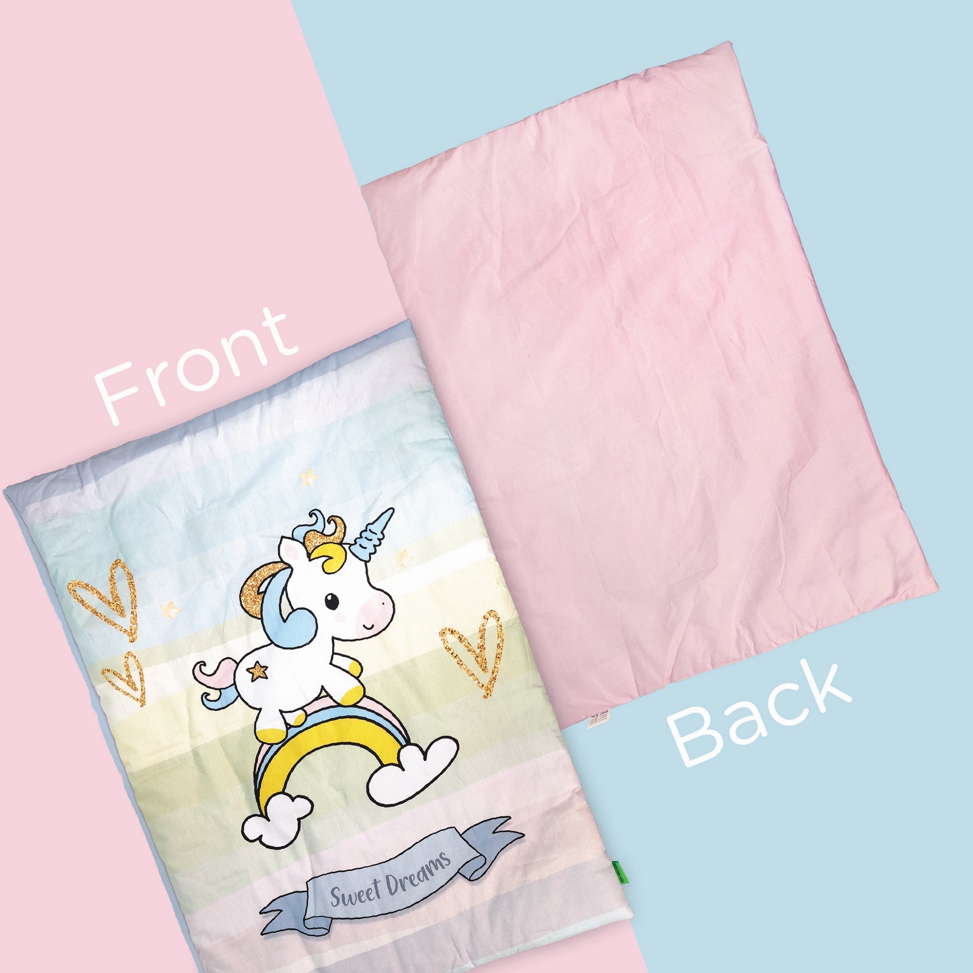 Nuluv Cotton Baby Quilt - Unicorn  Birth+ to 6M