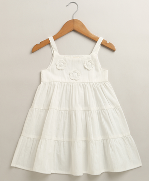 Sweetlime By AS Snowdrop Sweetheart Organic Cotton Dress – White - The Mom Store