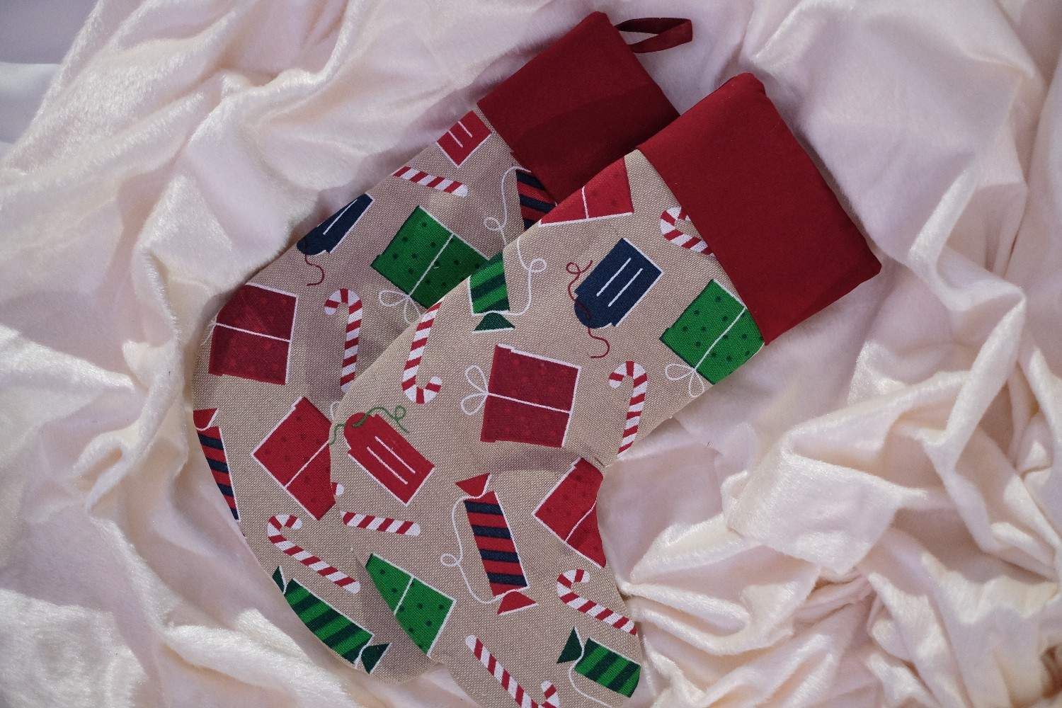 Swen NORAH, pack of two premium Christmas stockings by SWEN