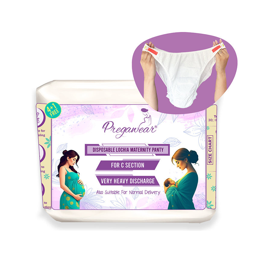 Pregawear Maternity Panty C Section Heavy Flow Postpartum Overnight Care