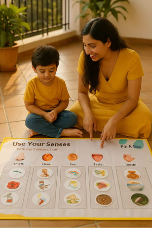 PiK A BOO 5-Senses Cloth Activity Mat – Explore & Learn - The Mom Store
