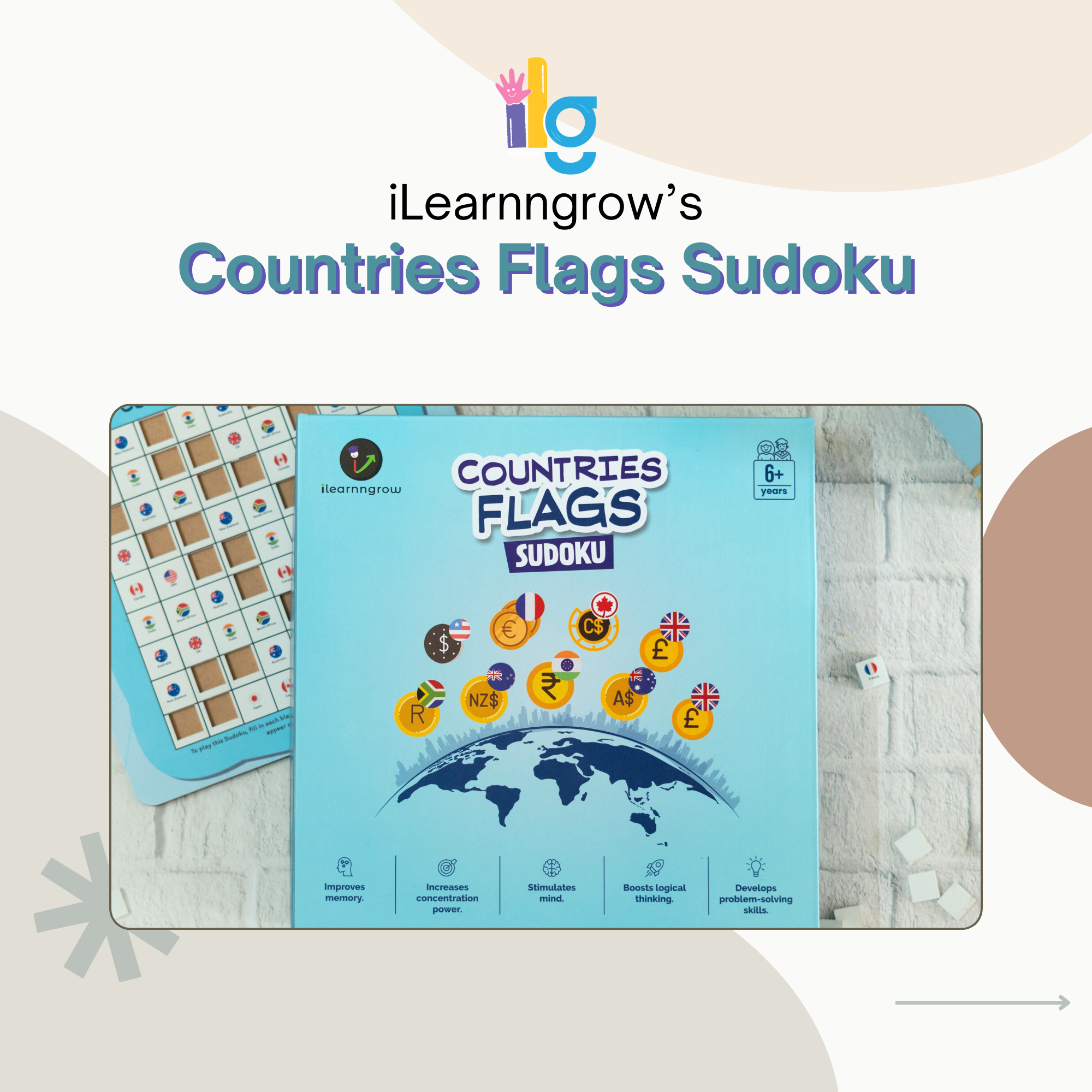 iLearnNgrow Countries Flag Sudoku