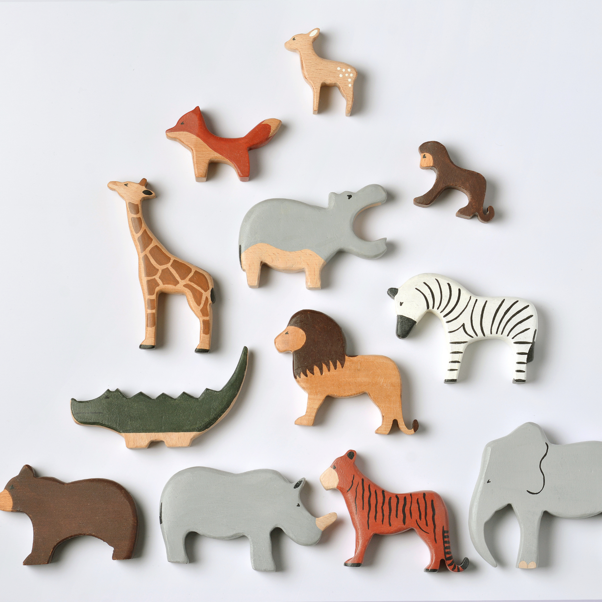 Birch & Bug Wild Animals Set of 12