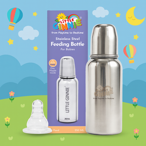 Little Ginnie Stainless Steel Feeding Bottle - The Mom Store
