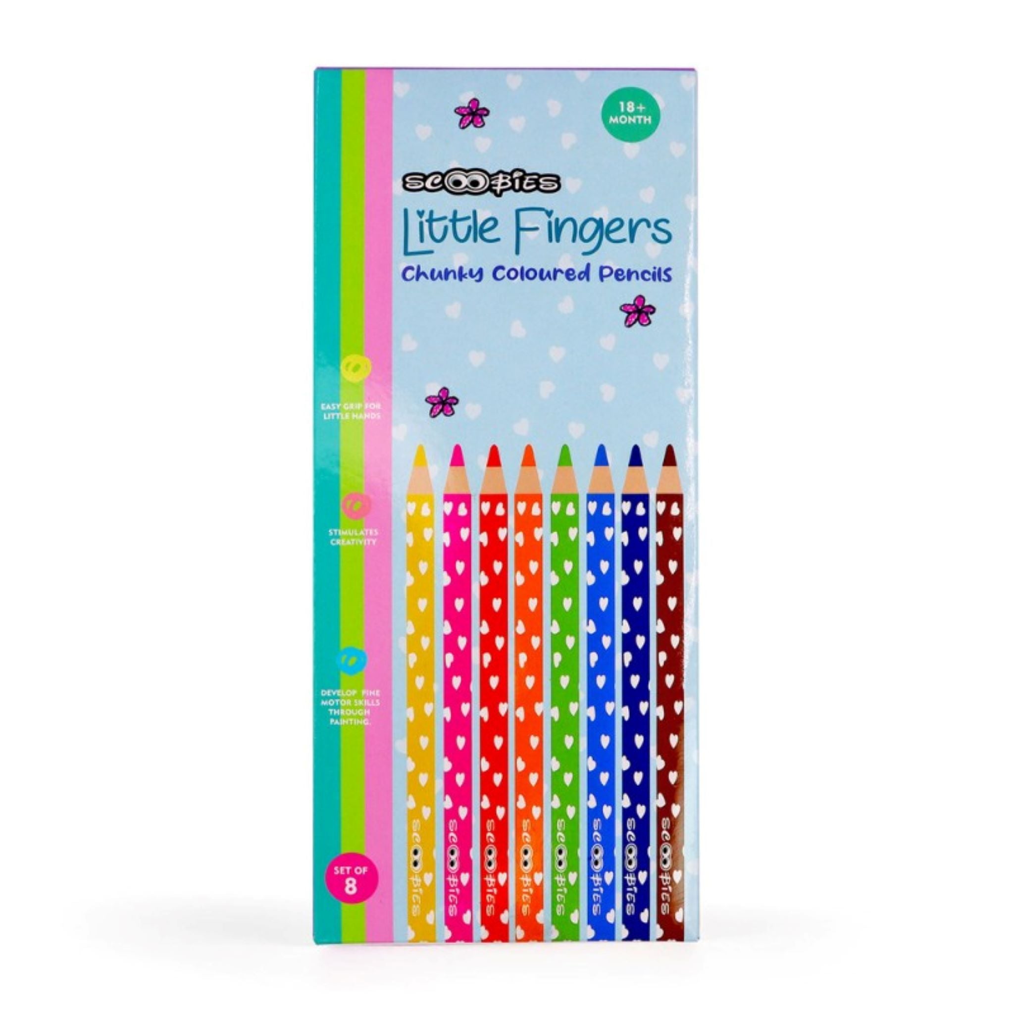 Scoobies Little Fingers Chunky Colored Pencils