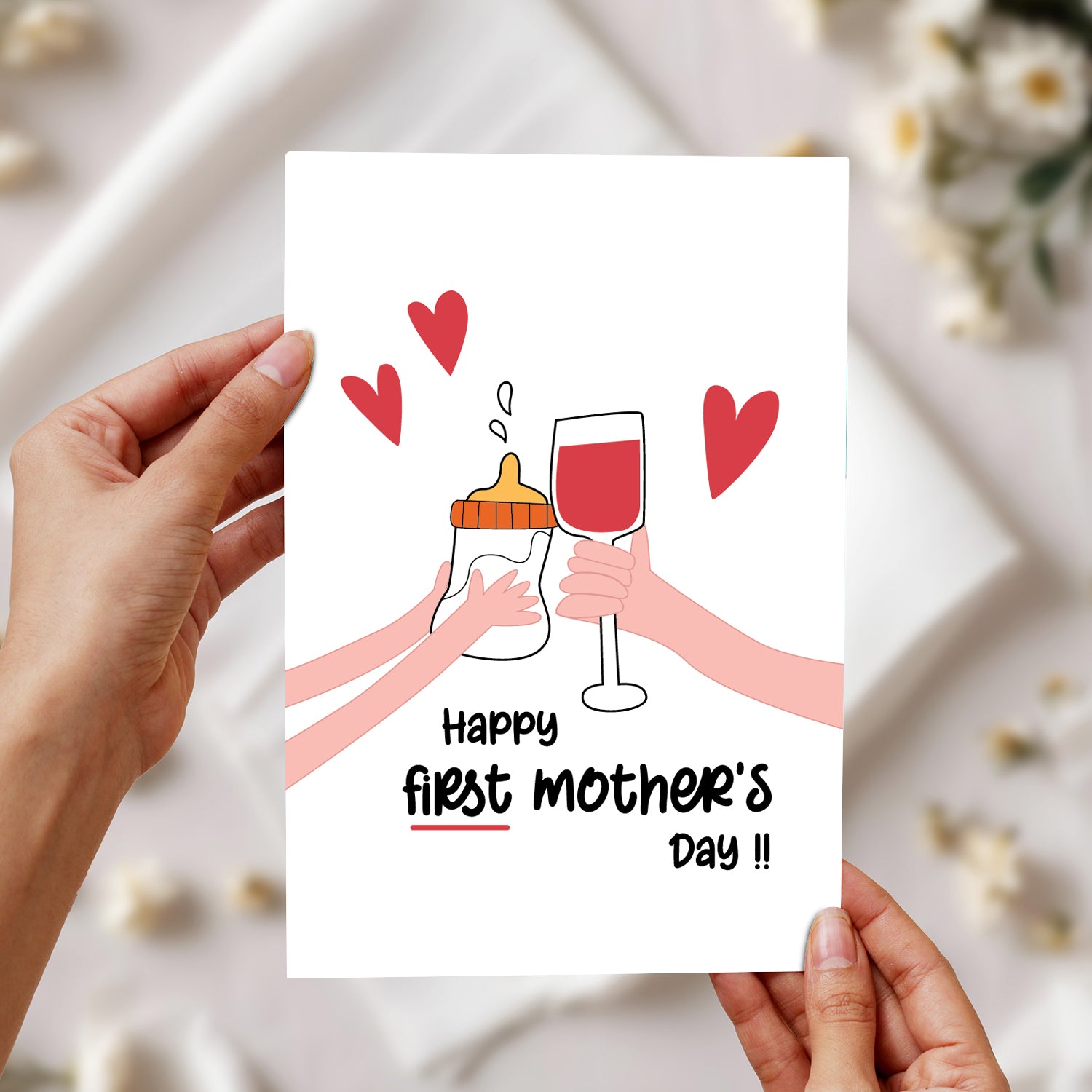 Oye Happy Happy First Mother's Day Card for New Moms