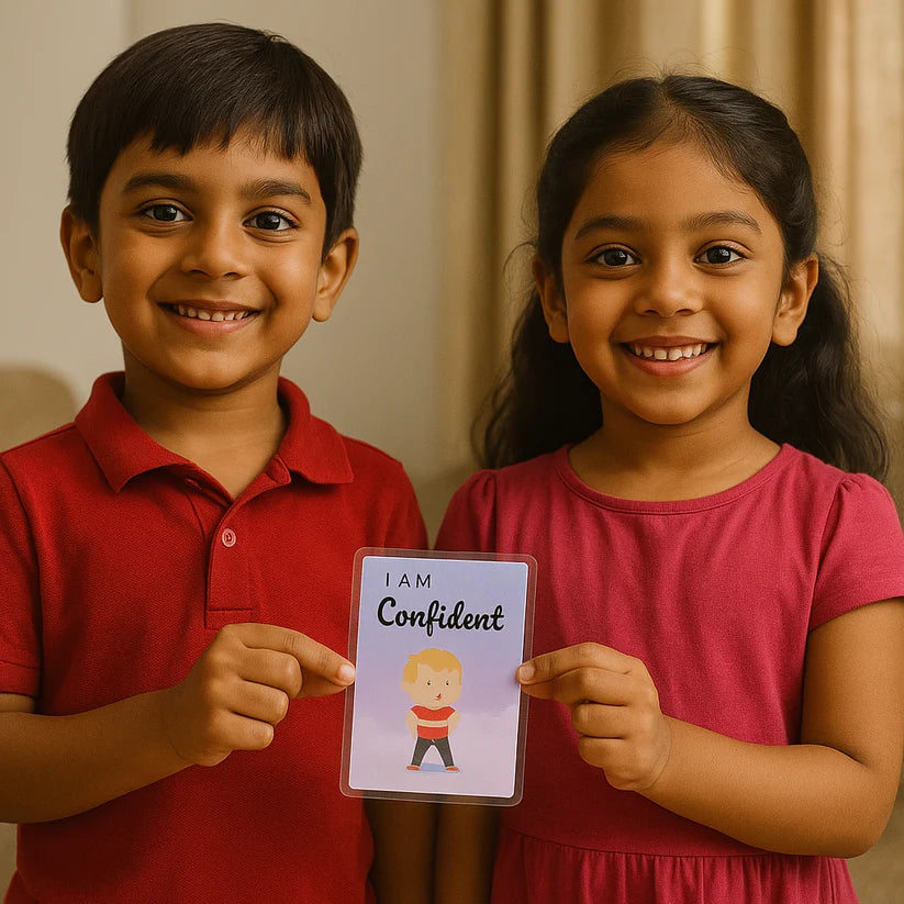 PiK A BOO Positive Affirmations Flash Cards | Early Learning for Kids