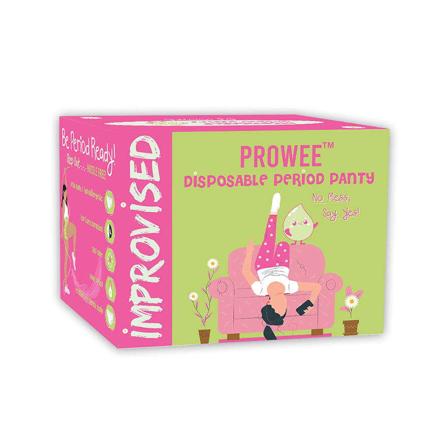 Prowee Period Panty-Disposable Leak-Proof,Overnight, Heavy Flow & Rash-Free