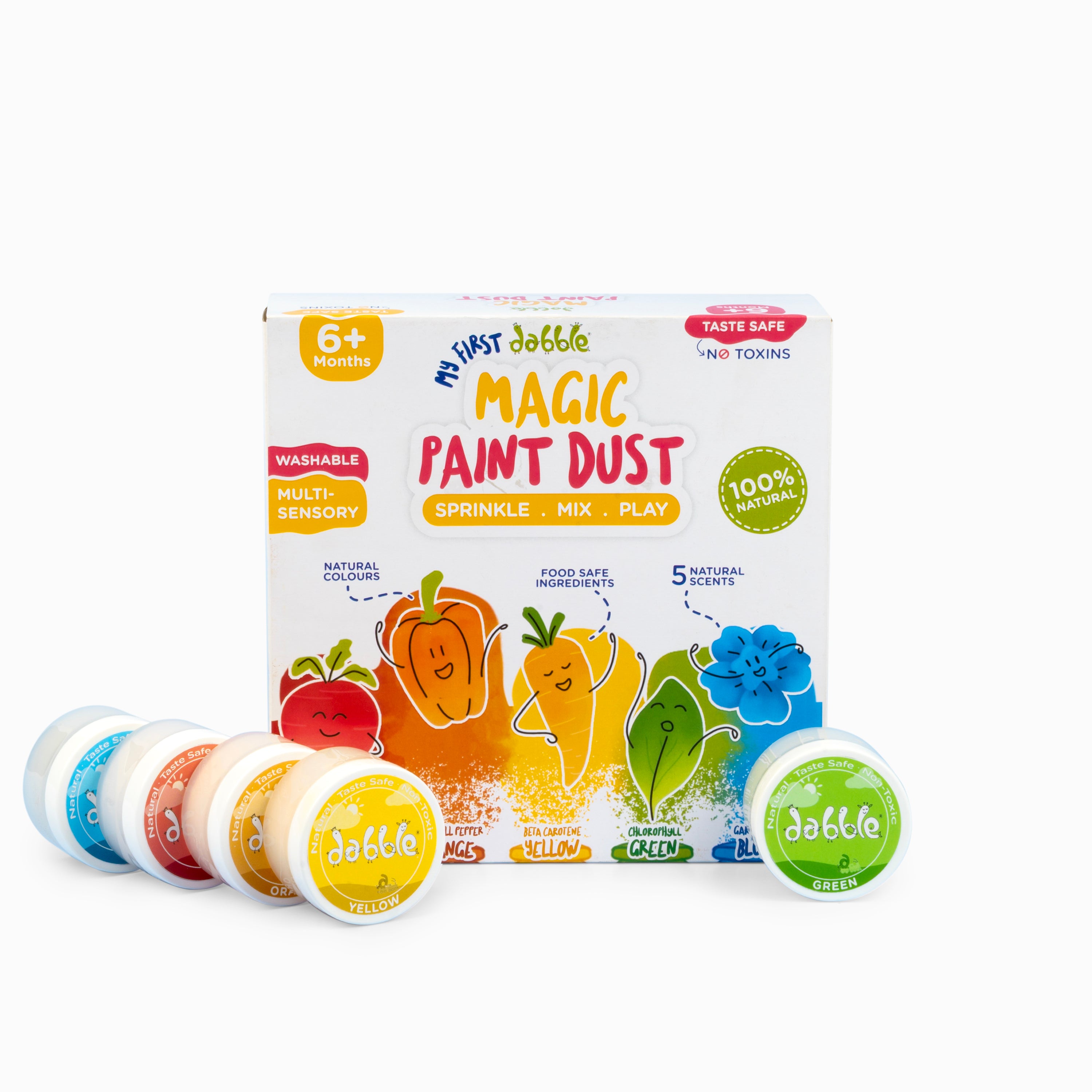 Magic Paint Dust – Baby’s First Painting Kit