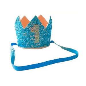 1st Birthday Baby Boy Headband - 