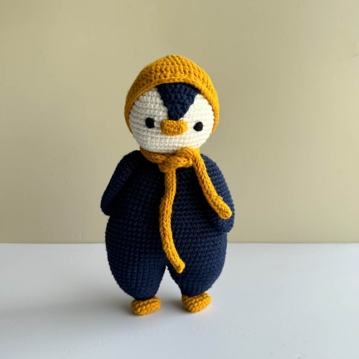 Himalayan Blooms Crochet Big Penguin Toy
