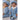 2 Pcs Blue Green Border Winter Knit Cardigan & Pants with Beret Cap for Infants - 0 - 3 Months Winter Wear