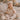 2 Pcs Cream Beige Collar Winter Cardigan & Pants with Beret - Style Cap for Infants - 0 - 3 Months Winter Wear