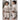 2 Pcs Cream with Brown Stripes Winter Knit Cardigan & Pants for Infants - 0 - 3 Months Winter Wear