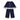 2 Pcs Denim Embroidered Jacket with Wide Leg Pants Co - ord sets - 5 - 6 Years Winter Wear