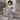 2 Pcs Grey with Red - Navy Stripes Sleeves Winter Cardigan & Pant for Infants - 0 - 3 Months Winter Wear