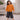 2 Pcs Orange Sweatshirt with Grey Checkered wide - Leg Three fourth styled Pants for Kids - 2 - 3 Years Winter Wear