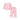 2 Pcs Pink Bib Neck Style Sweater Top & Flare Pant, Winterwear co - ord set for Girls - 0 - 3 Months Winter Wear