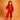 2 Pcs Red 3Flower Sweater Top & Flare Pant, Winterwear set for Girls - 2 - 3 Years Winter Wear