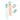 2 pcs set of Cream & Peach, 3d Rabbit Face Socks for Kids (2 Pairs sets) - 