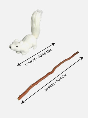 2 pcs Squirrel combo set Christmas Tree & Table Decor - XMAS TABLE DECOR