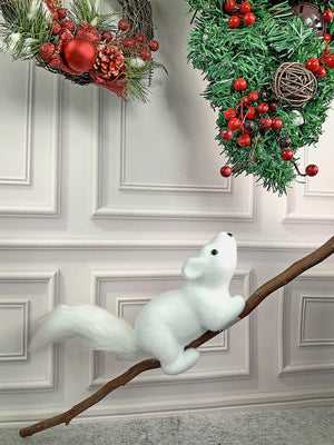 2 pcs Squirrel combo set Christmas Tree & Table Decor - XMAS TABLE DECOR