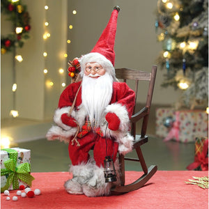 20 inches Rocking chair Santa Christmas Home and Table Décor - 20 inch Christmas