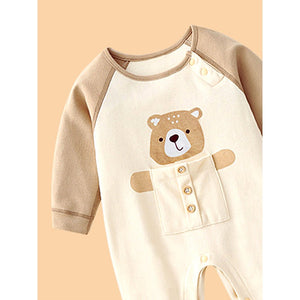 20 pcs Chubby Cream Teddy Face Birthday Gift Hamper set for Baby with travelling suitcase - Baby Gifting