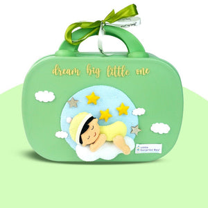 20 pcs Green Dream Big Baby Birthday Gift Hamper set for Baby with travelling suitcase - Baby Gifting