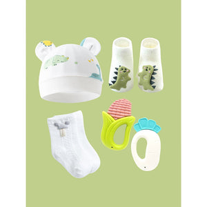 20 pcs Green Dream Big Baby Birthday Gift Hamper set for Baby with travelling suitcase - Baby Gifting
