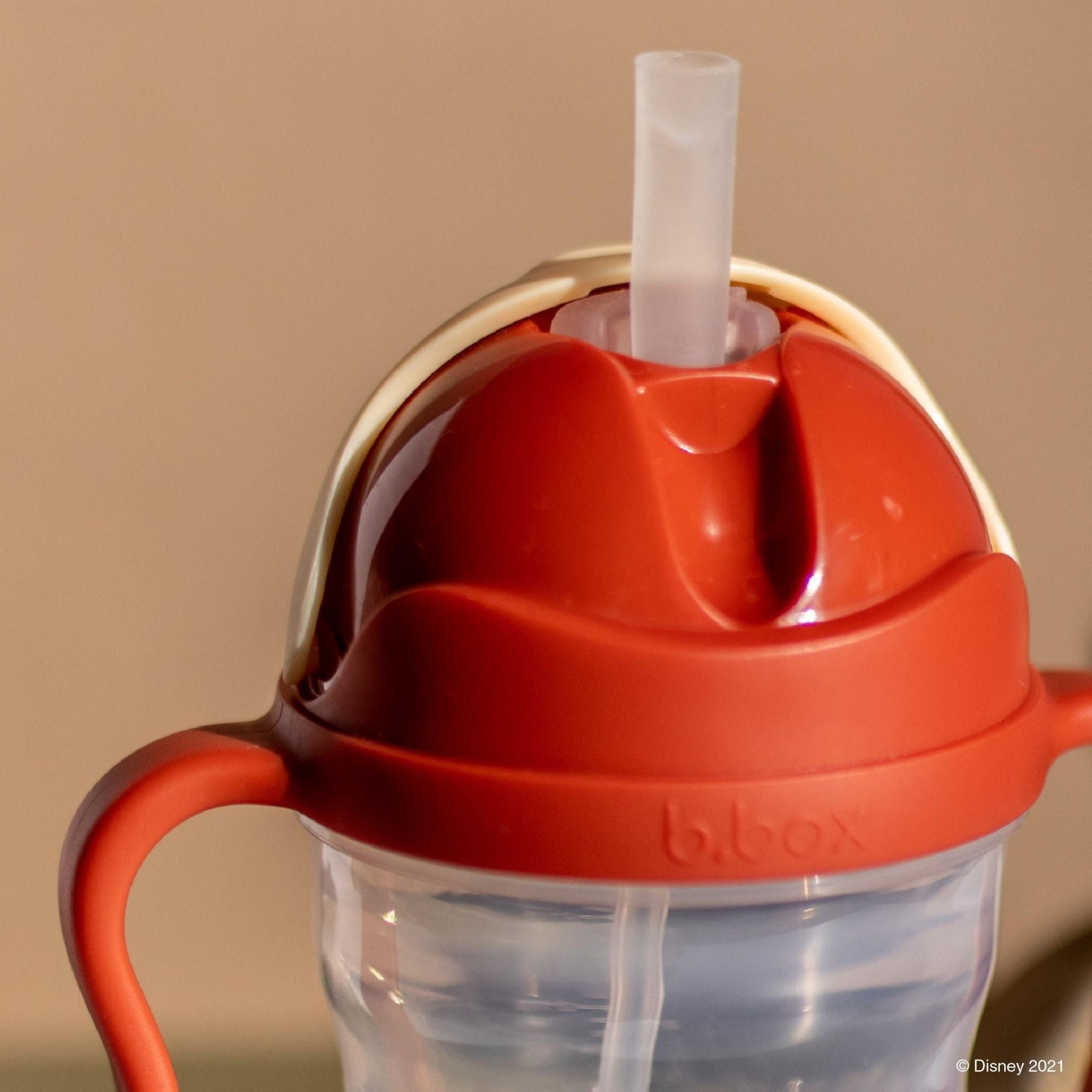 b.box Lion King Disney Sippy Cup – Leak-Proof, Weighted Straw 240ml - Multicolor