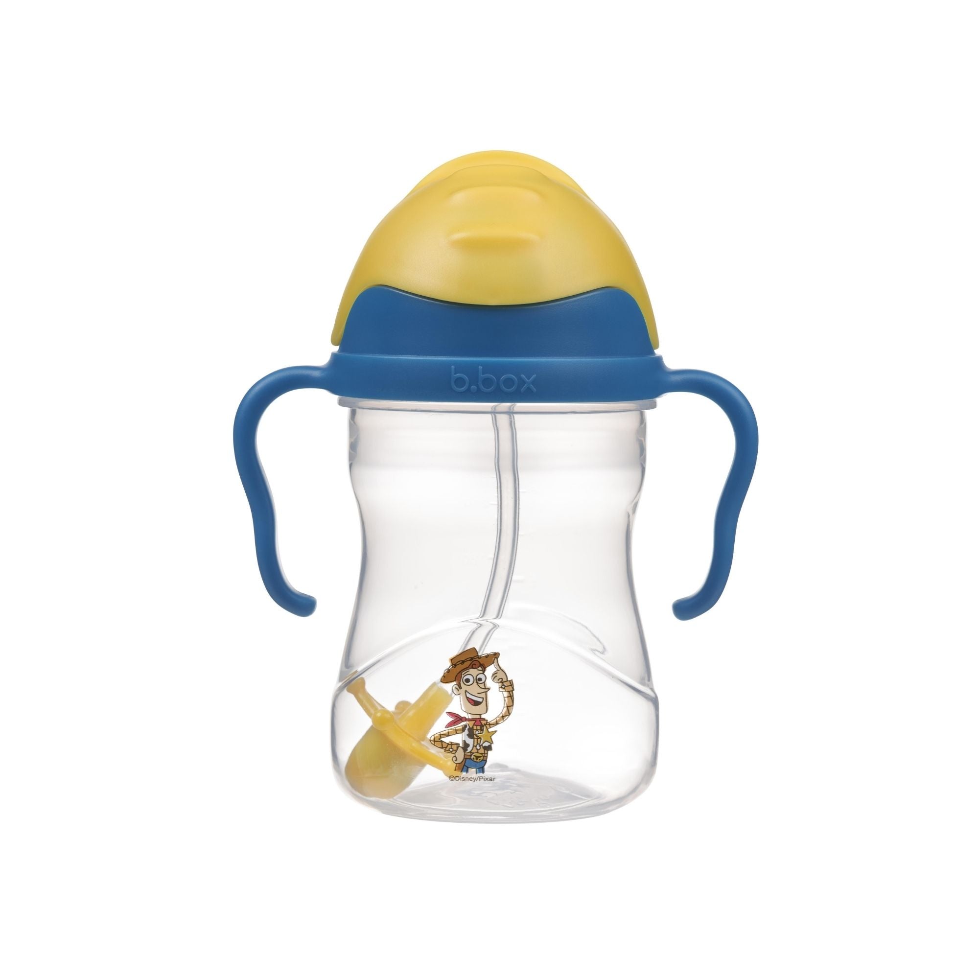 b.box Woody Disney Sippy Cup – Leak-Proof, Weighted Straw 240ml - Multicolor