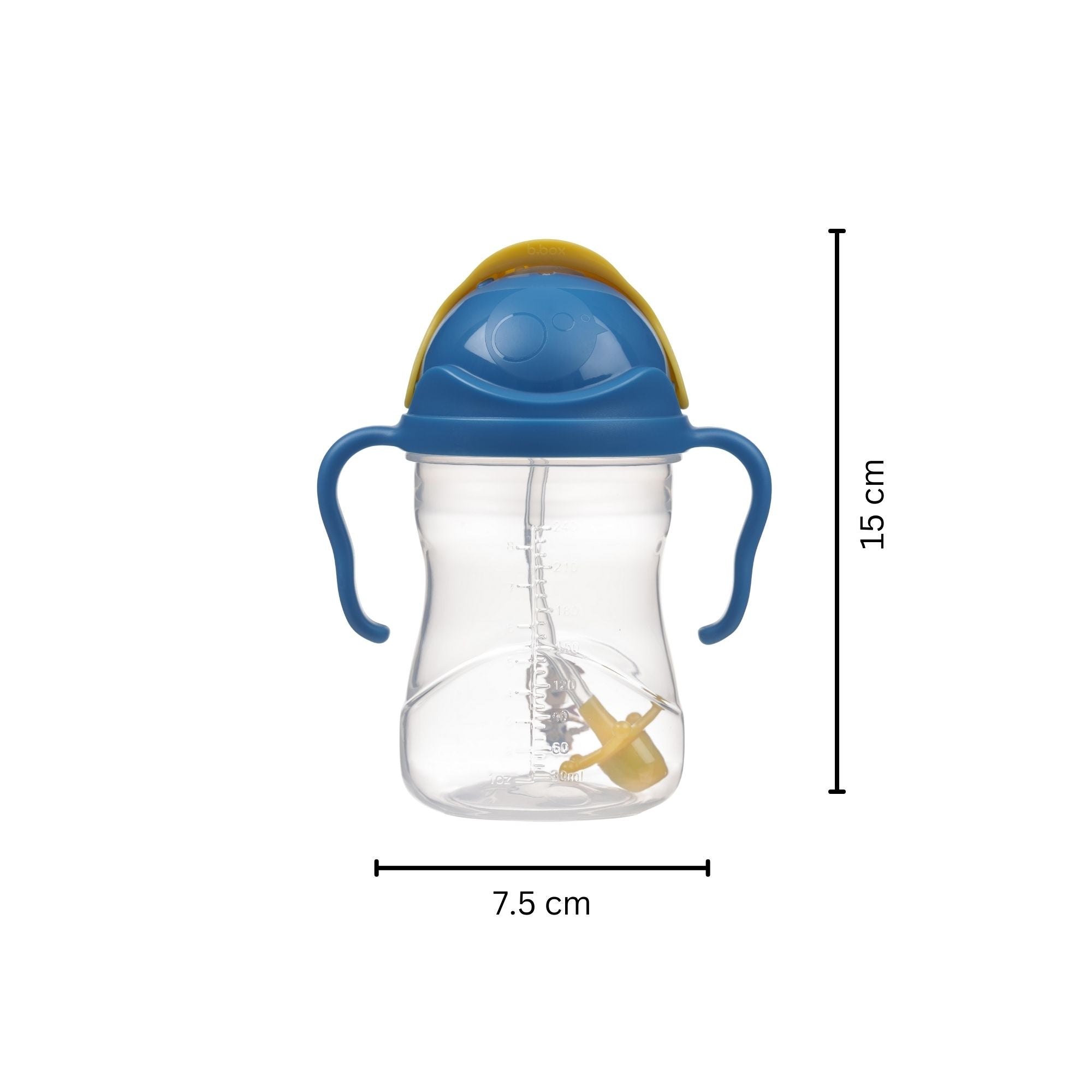 b.box Woody Disney Sippy Cup – Leak-Proof, Weighted Straw 240ml - Multicolor