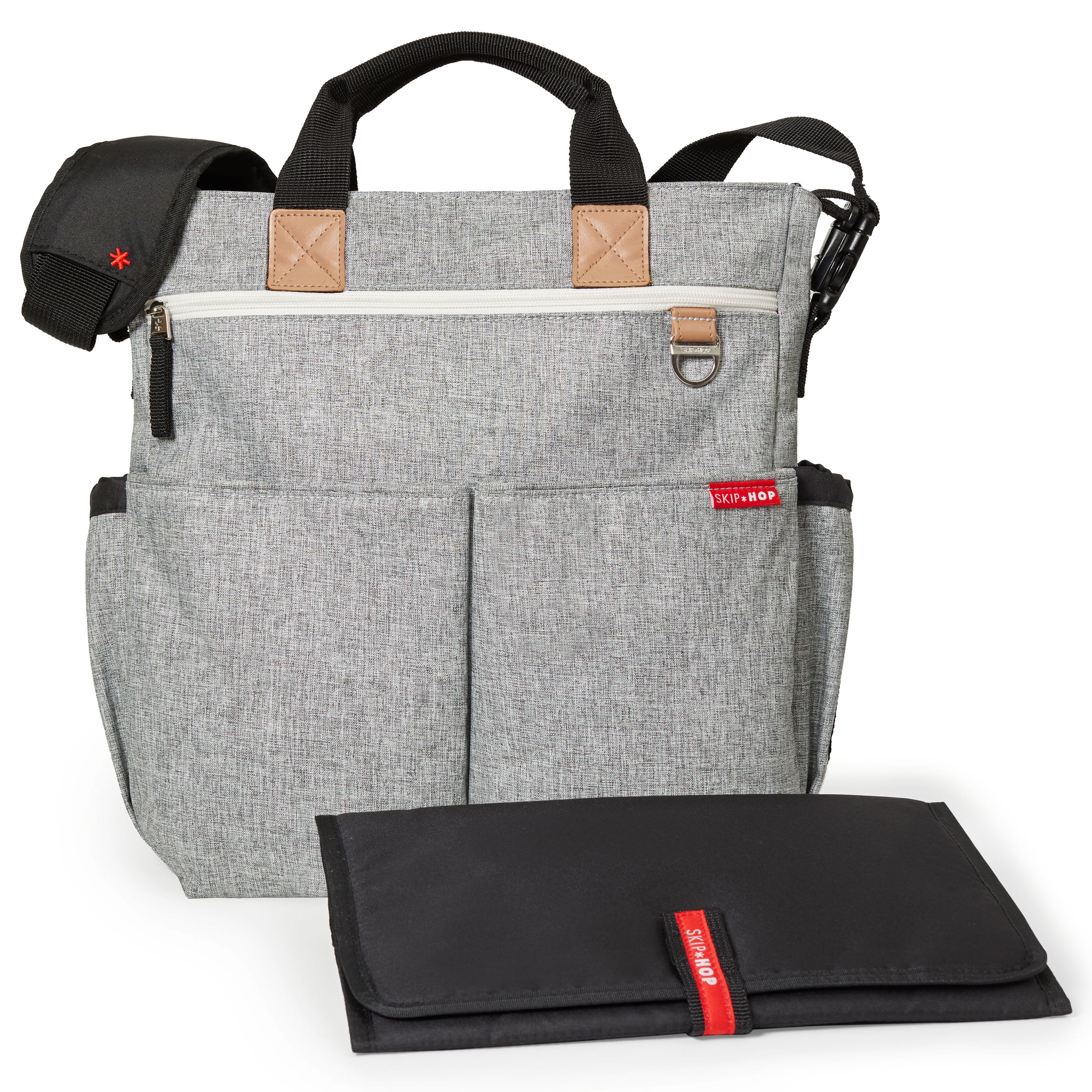 Skip Hop Duo Signature  Diaper Bags- Grey Melange
