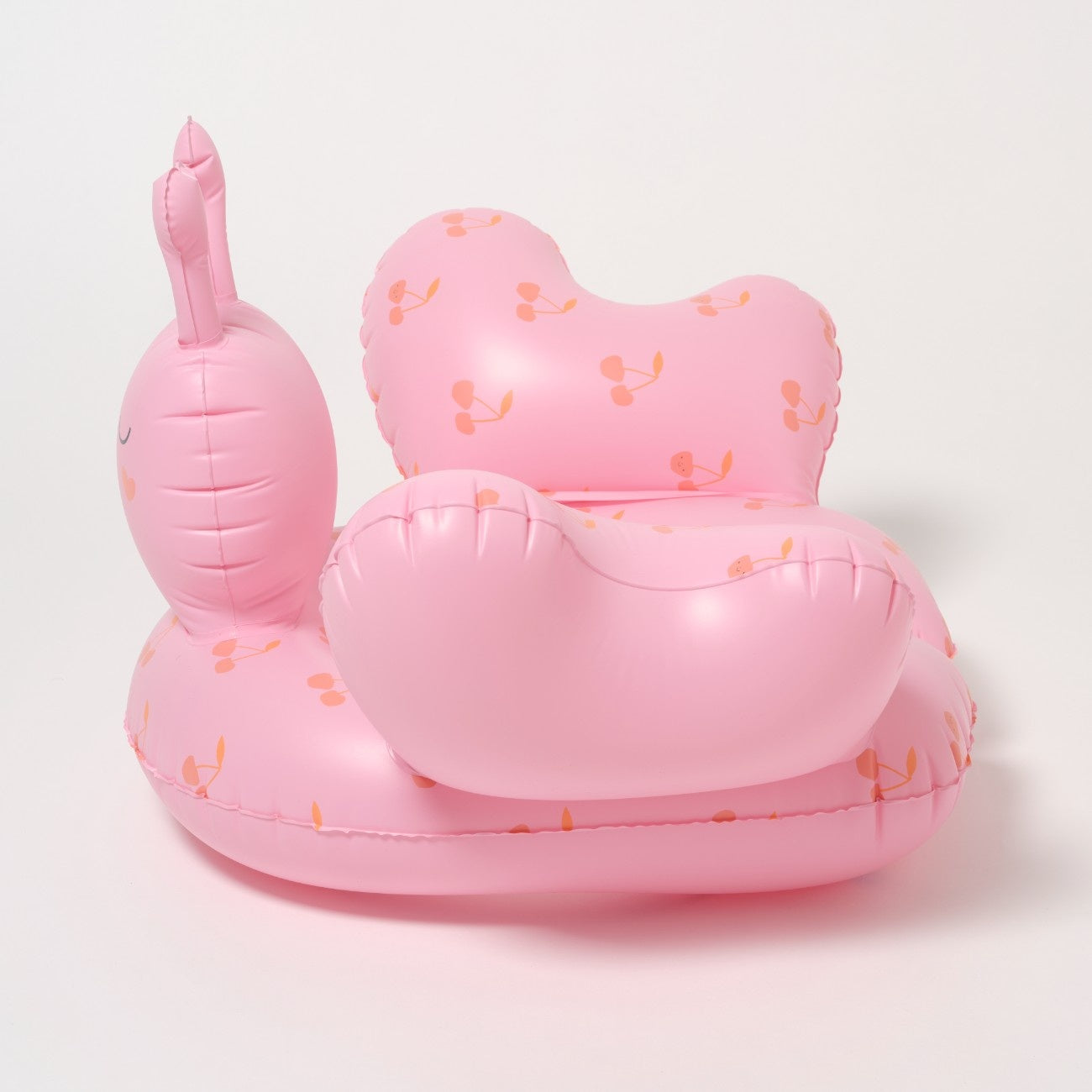 SUNNYLIFE Kids Tube Pool Ring Cotton Candy Cherry