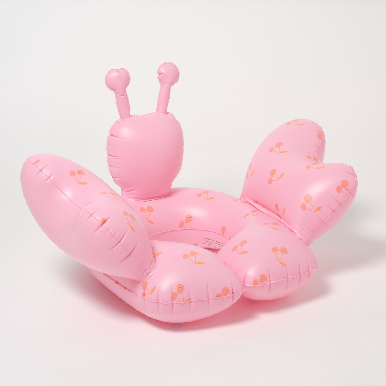 SUNNYLIFE Kids Tube Pool Ring Cotton Candy Cherry