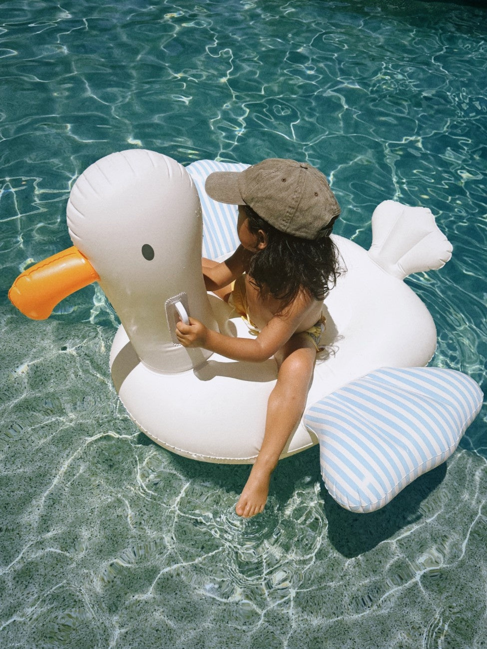 SUNNYLIFE Kids Ride-On Sid the Seagull Blue Stripe