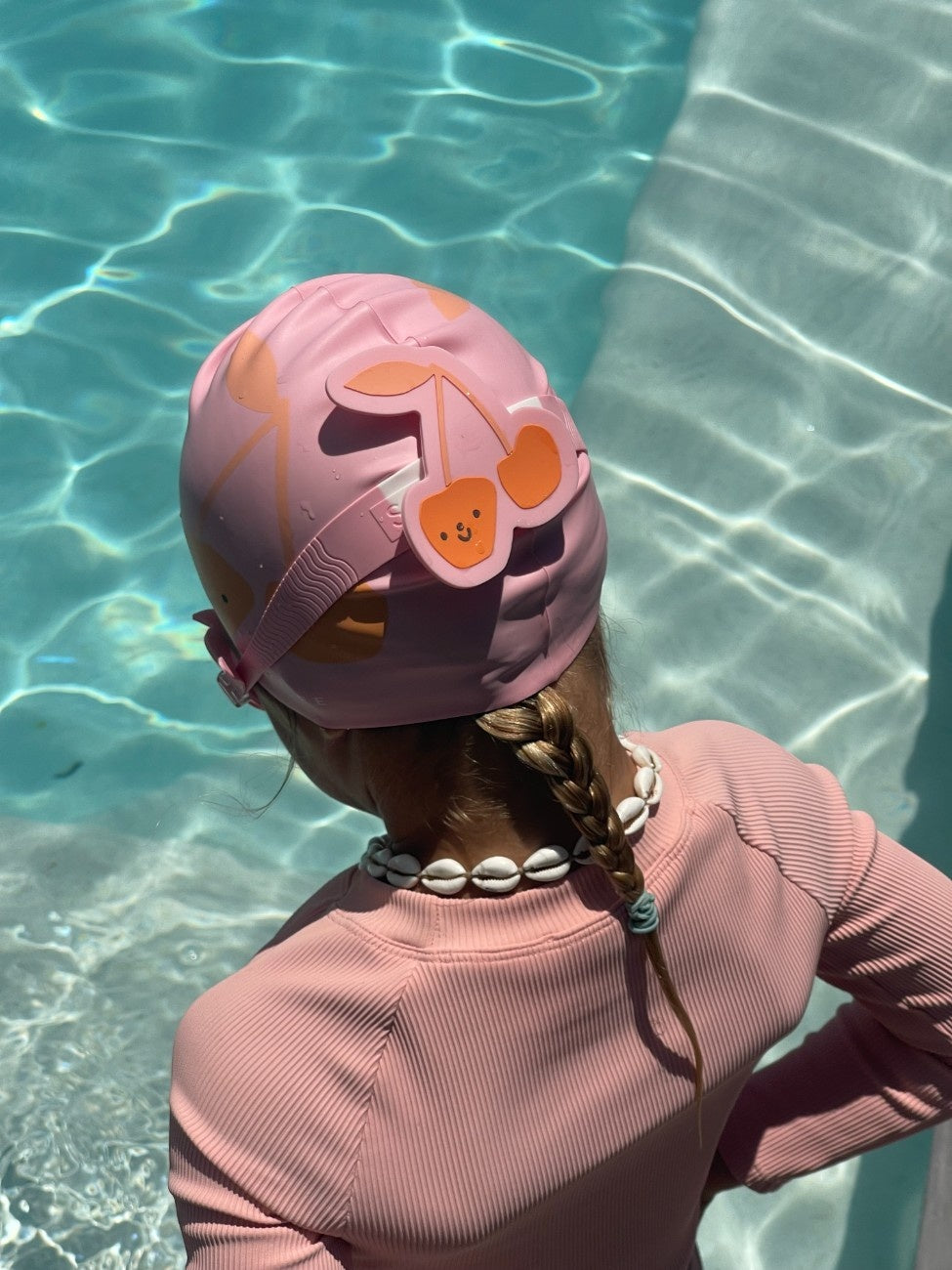 SUNNYLIFE Kids Swim Goggles Cotton Candy Cherry